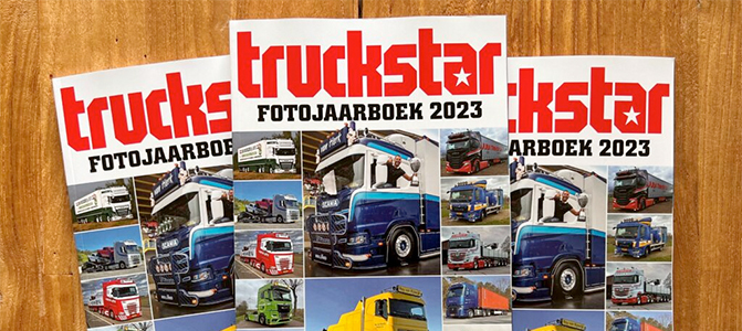 De Vries Transport ruim vertegenwoordigd in het Truckstar Fotojaarboek 2023